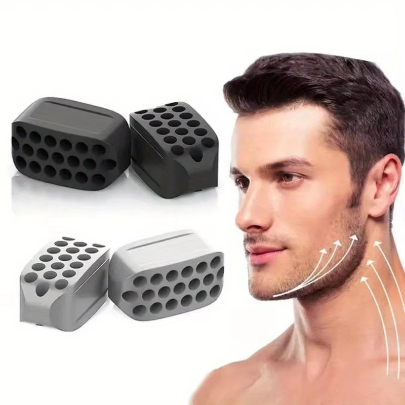 Masseter Ball Facial Muscle Trainer - Silicone Jaw Trainer for Strengthening the Masseter Muscles and Defining the Jawline