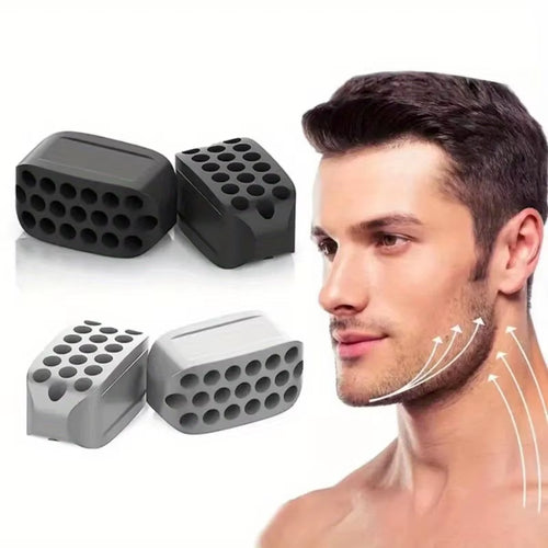 Masseter Ball Facial Muscle Trainer - Silicone Jaw Trainer for Strengthening the Masseter Muscles and Defining the Jawline